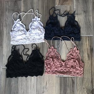 Free People Adella bralettes